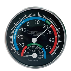 Mechanical thermometer and hygrometer