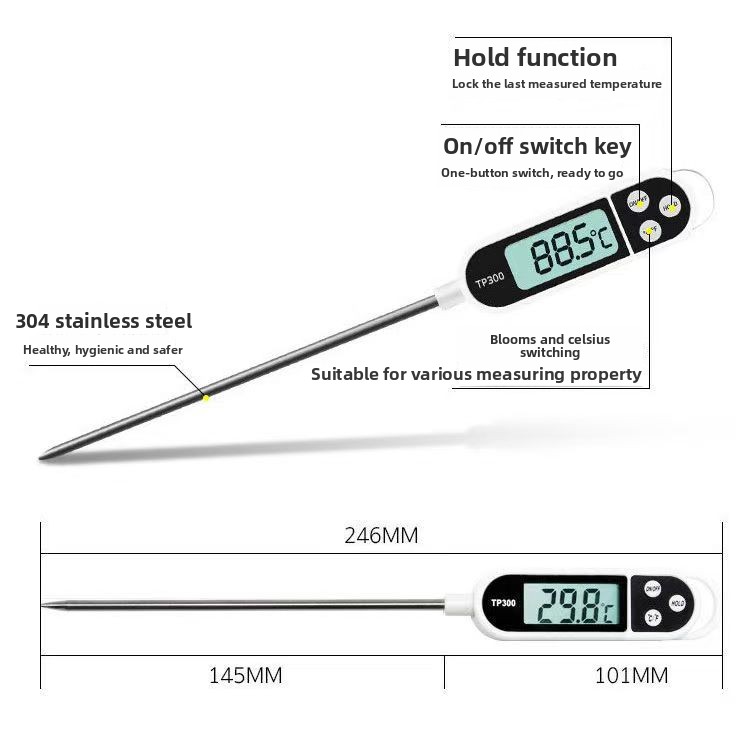 Food meat cooking thermometer