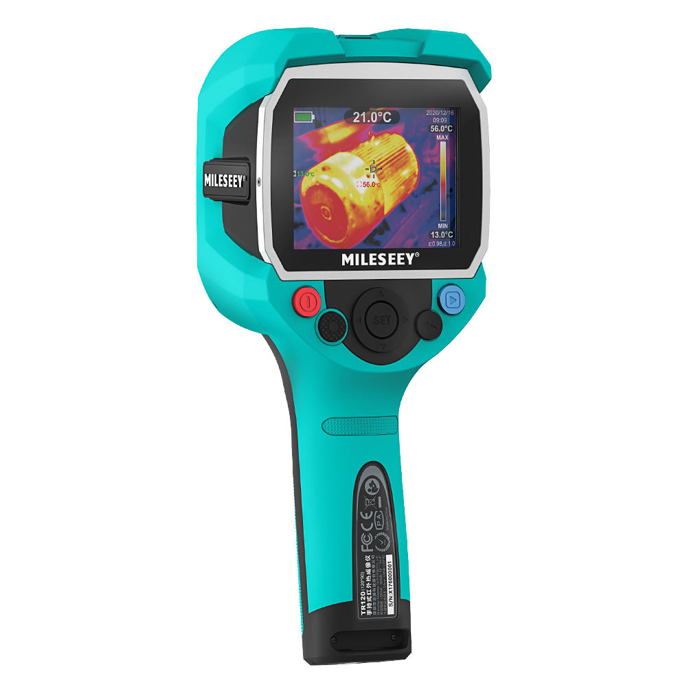 Handheld digital infrared thermal imaging thermometer